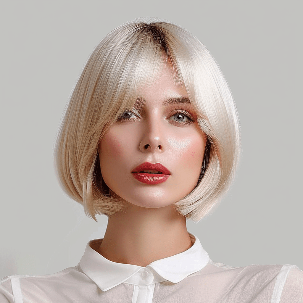 Perruque best sale blonde courte