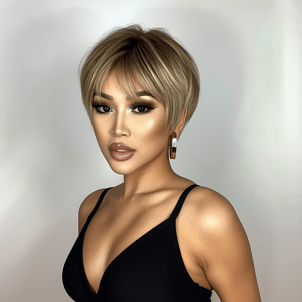 Perruque Synthétique Blonde Courte - Vanessa