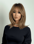 Perruque Synthétique Blonde Mi-Longue - Ursula