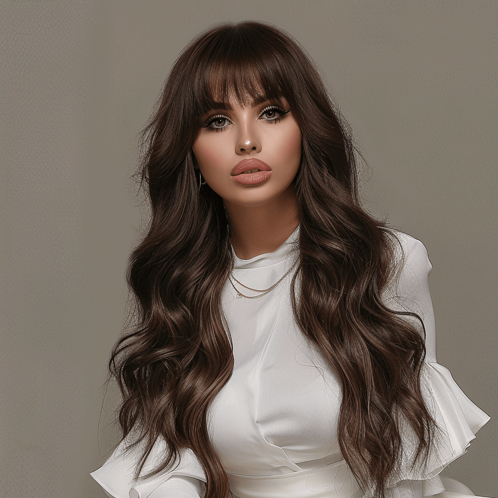 Perruque Synthétique Brune Longue - Selena