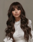Perruque Synthétique Brune Longue - Selena