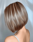 Perruque Synthétique Brune Ombré Blonde Courte - Katia