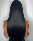 Perruque Synthétique Noire Longue - Émilie