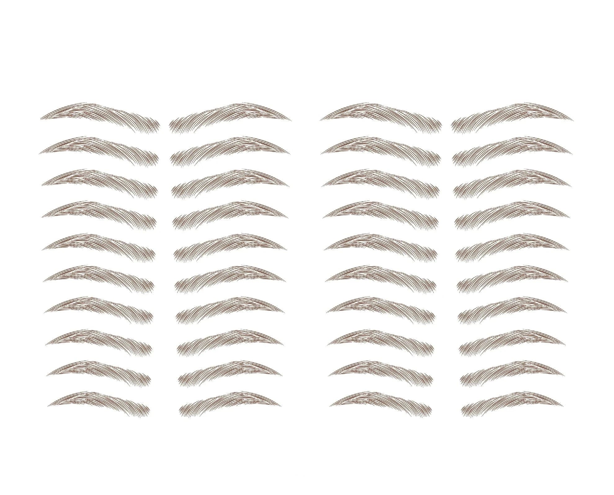 Tatouages Faux Sourcils Auto-collants – Sarah