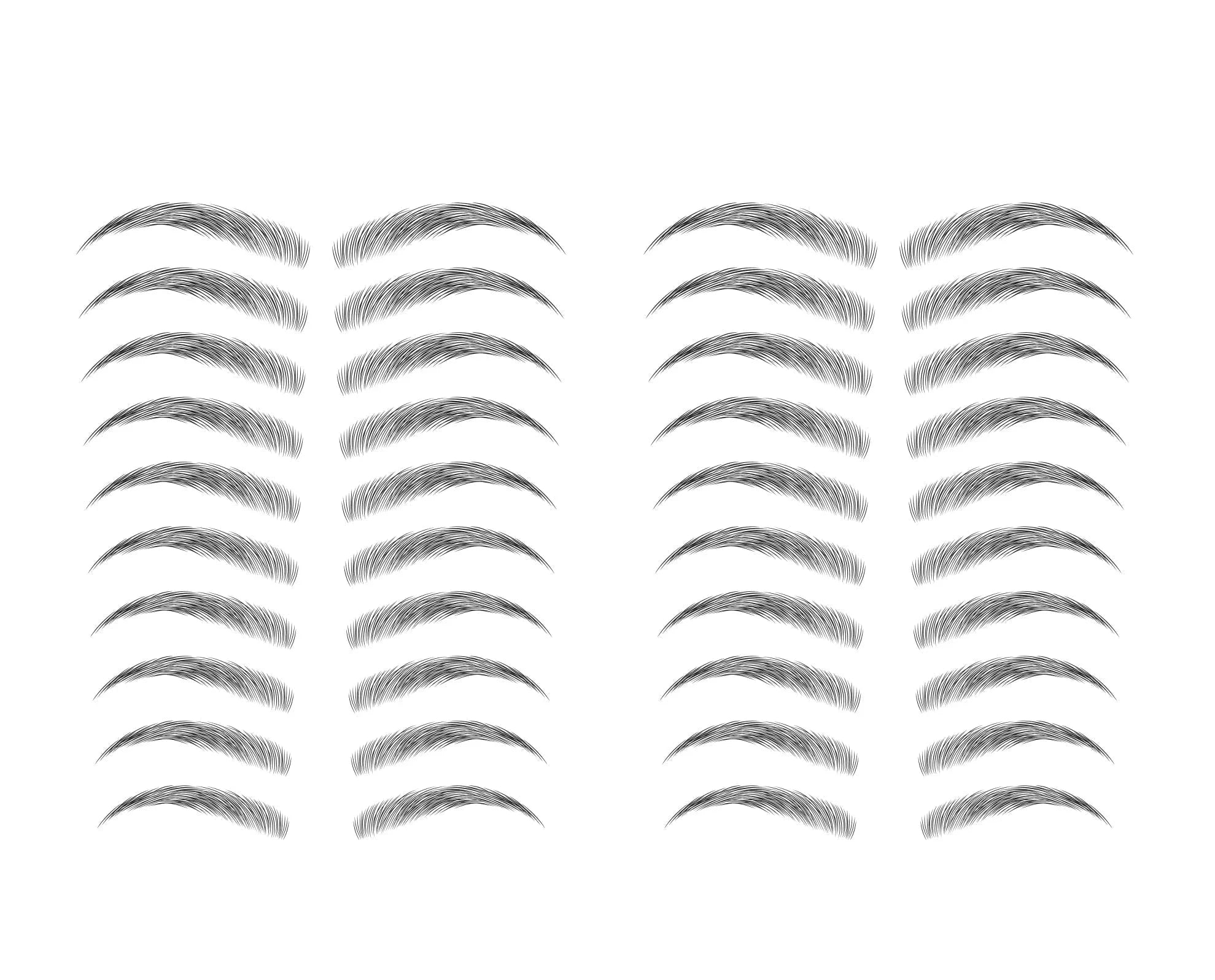 Tatouages Faux Sourcils Auto-collants – Pauline