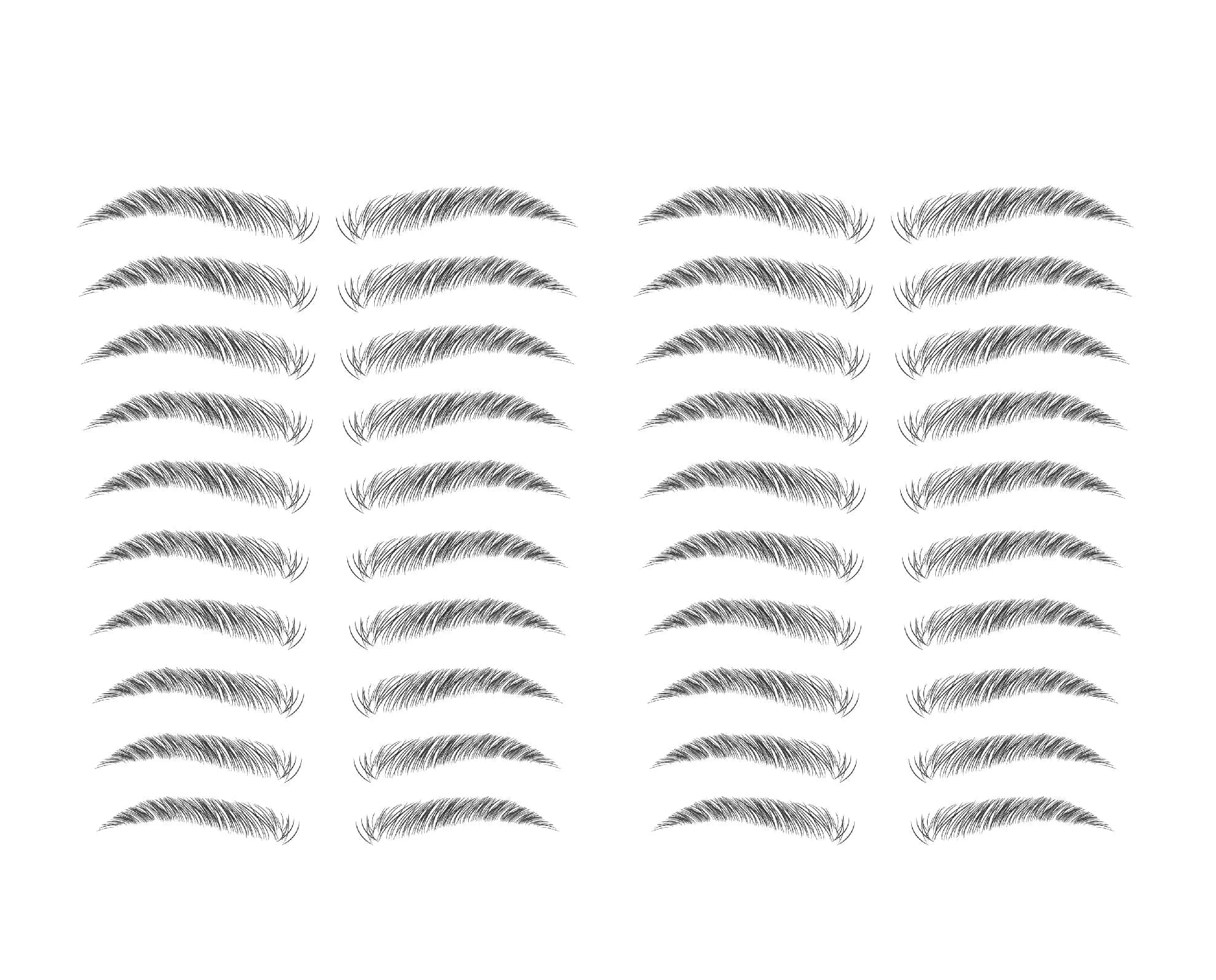 Tatouages Faux Sourcils Auto-collants – Léa