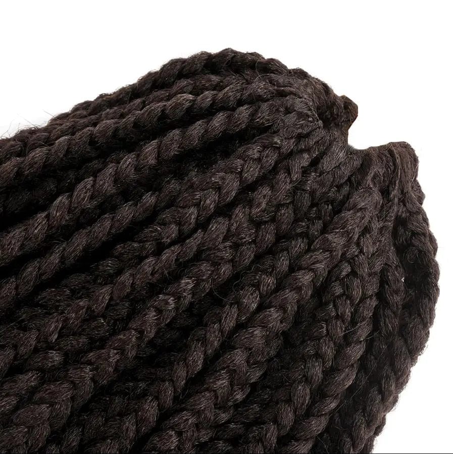 Tresse Africaine Pointes Bouclées Châtain Foncé