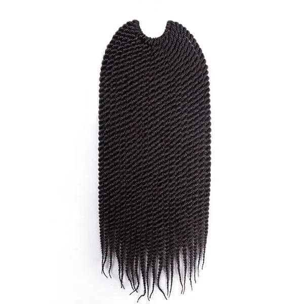 Tresse Sénégalaise Crochet Braids Châtain Foncé