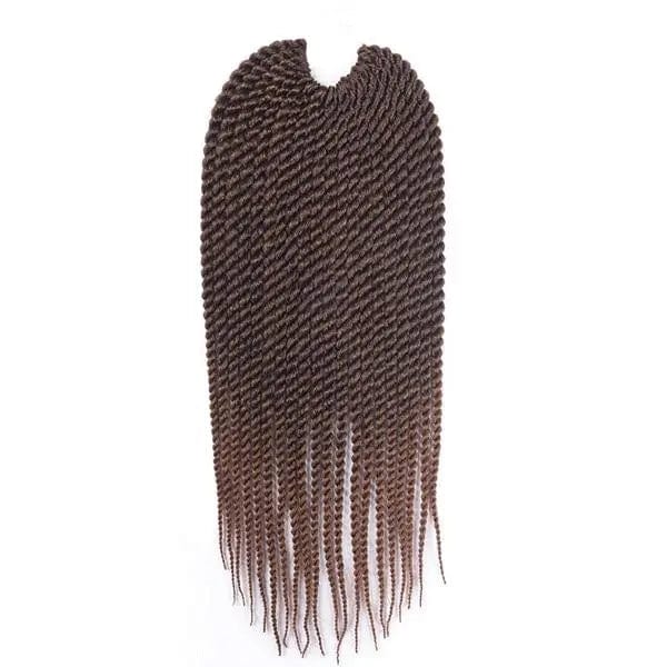 Tresse Sénégalaise Crochet Braids Châtain Foncé