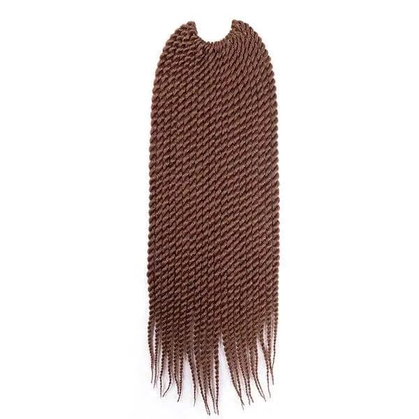 Tresse Sénégalaise Crochet Braids Châtain