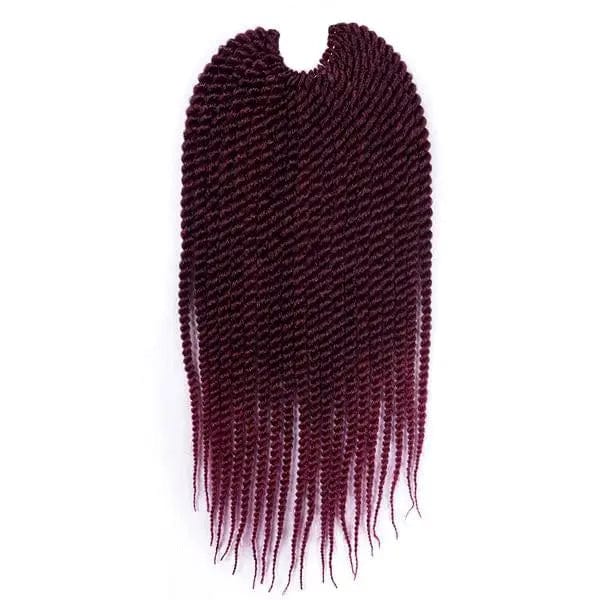 Tresse Sénégalaise Crochet Braids Rouge Foncé