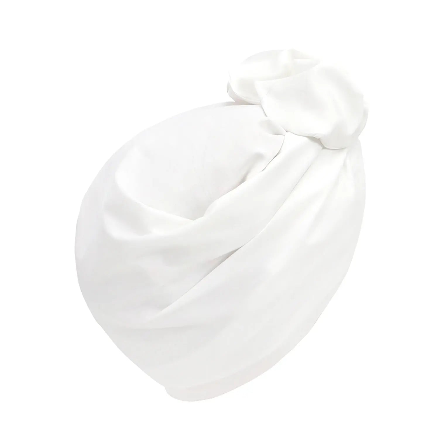 Turban Bouclé Blanc
