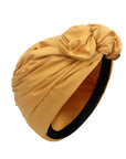 Turban Bouclé Jaune - Perruque Femme