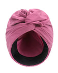 Turban Bouclé Rose - Perruque Femme