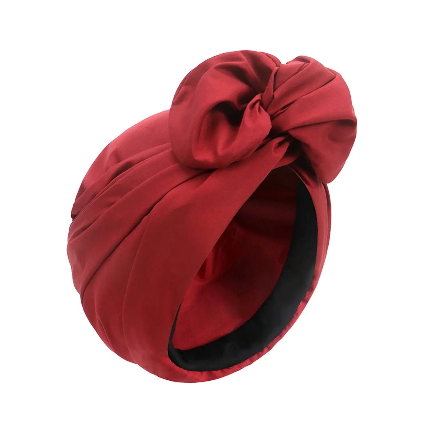 Turban Bouclé Rouge