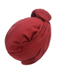 Turban Bouclé Rouge
