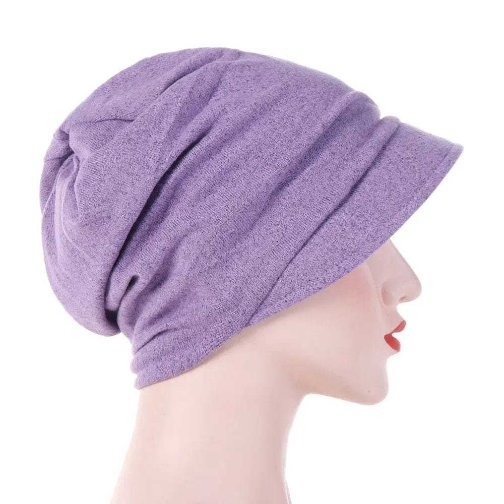 Turban Casquette Mauve