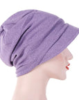 Turban Casquette Mauve