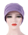 Turban Casquette Mauve