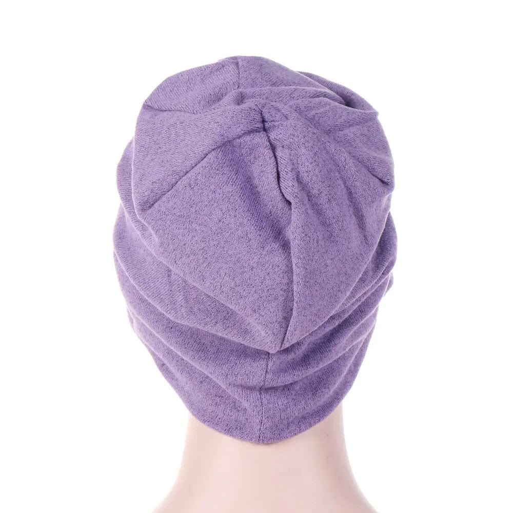 Turban Casquette Mauve