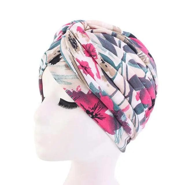 Turban Coton Motif Bohème