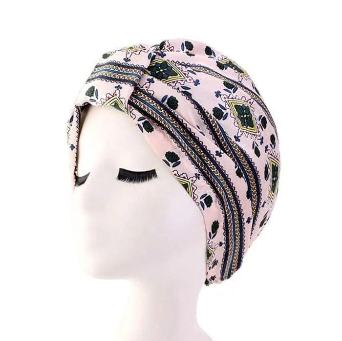 Turban Rose Motif fleur