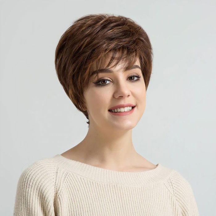 Perruque Synthétique Brune Carré Court - Nola