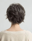 Perruque Grise Courte Femme