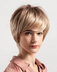 Perruque Synthétique Blonde Carré Court - Faye