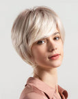 perruque femme courte blonde