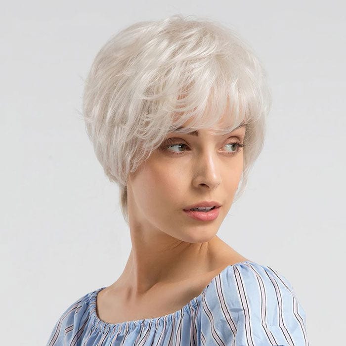 Perruque Synthétique Grise courte - Delia