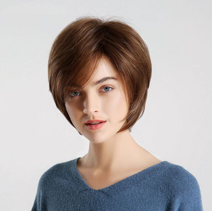 Perruque Synthétique Brune Carré court - Zinnia