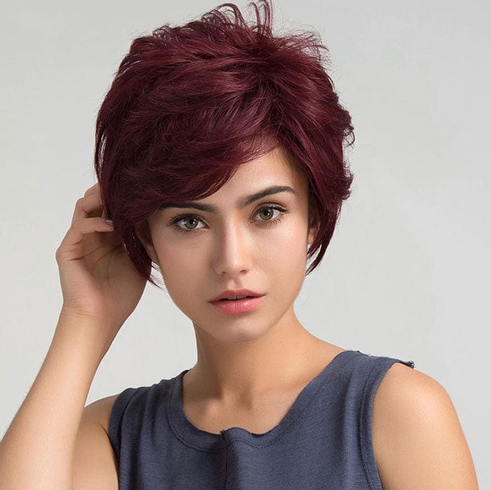 Perruque Synthétique Rouge Courte - Ulyssa