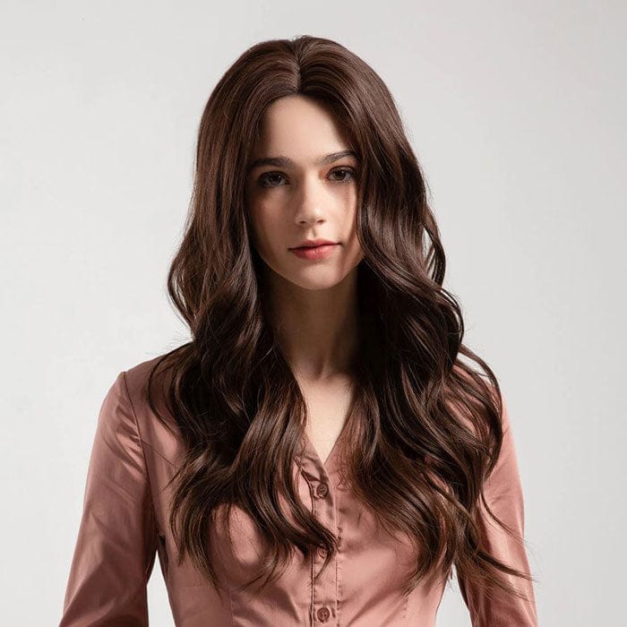 Perruque Synthétique Brune Longue - Winifred