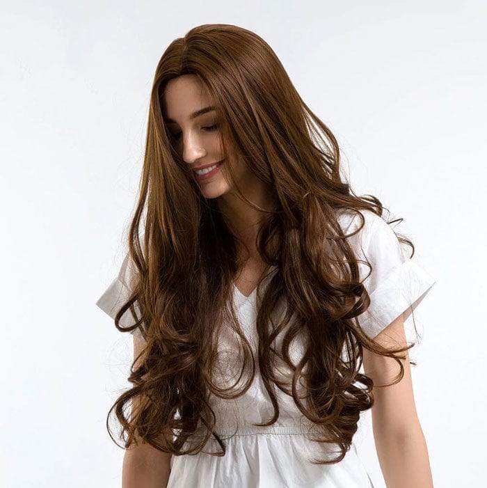 Perruque Synthétique Brune Longue - Kiana