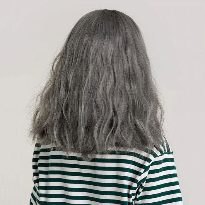 Perruque Synthétique Grise longue - Laure