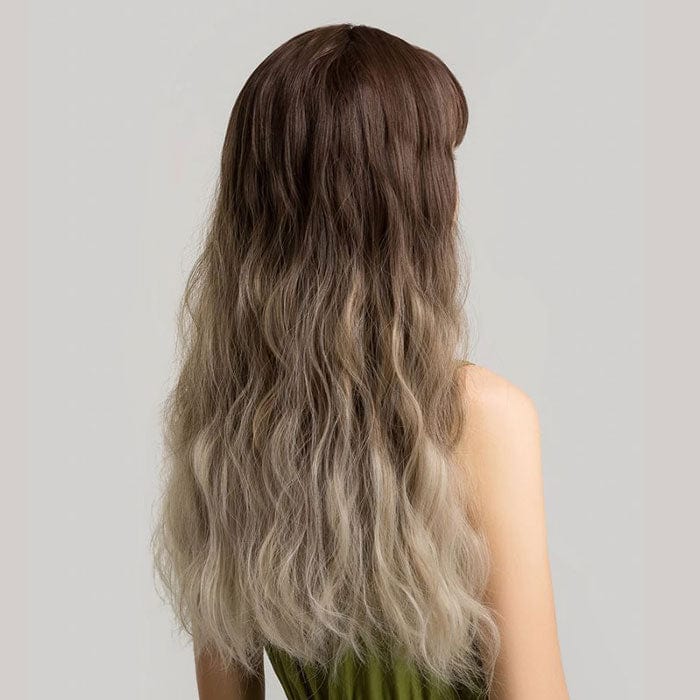 Perruque Synthétique Brune Longue - Ondina