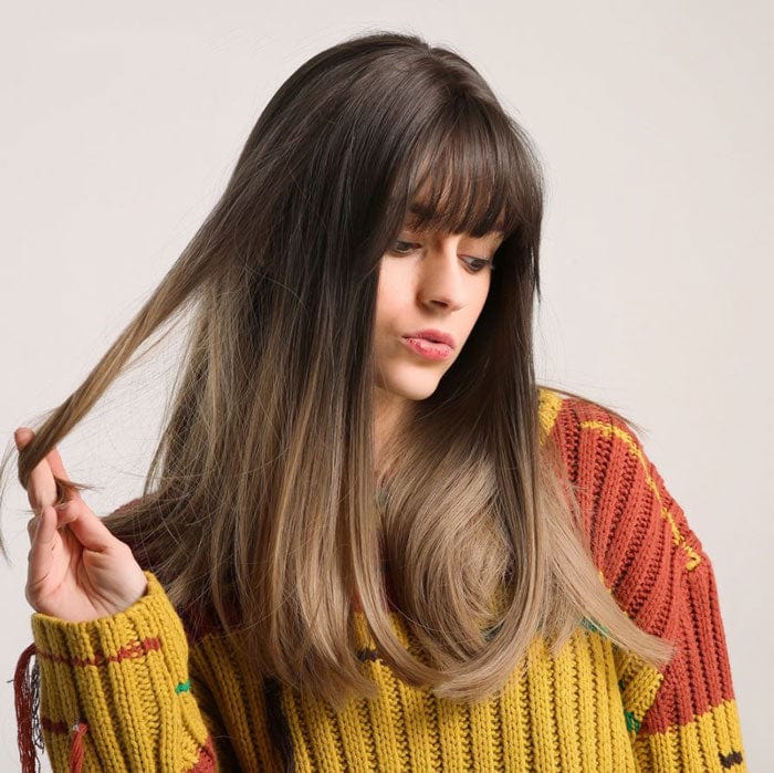 Perruque Synthétique Brune Longue - Griselda