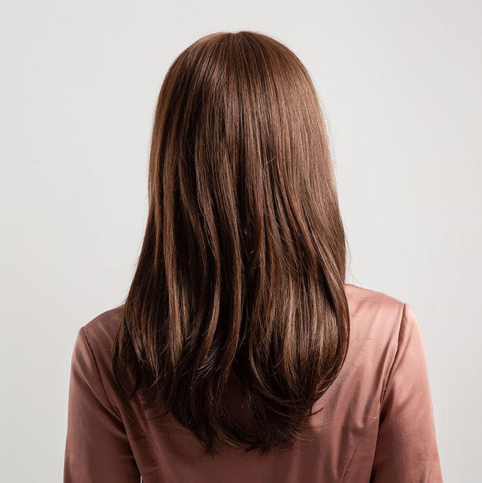 Perruque Synthétique Brune Mi-Longue - Lavinia