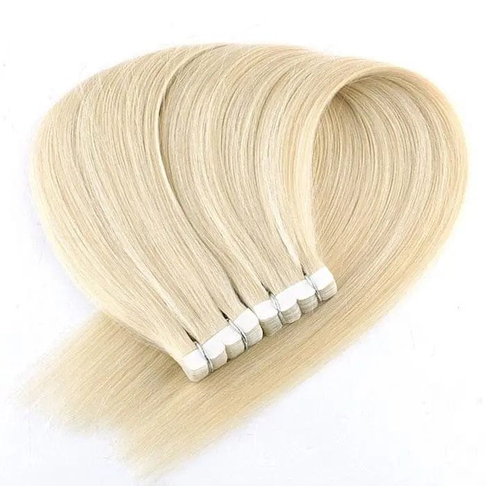 Extension Cheveux à Kératine Couleur Blond Platine - Perruque Femme