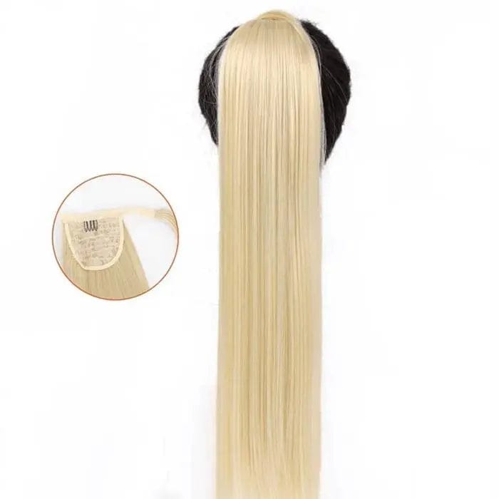 Extension Queue De Cheval Blond Platine - Perruque Femme
