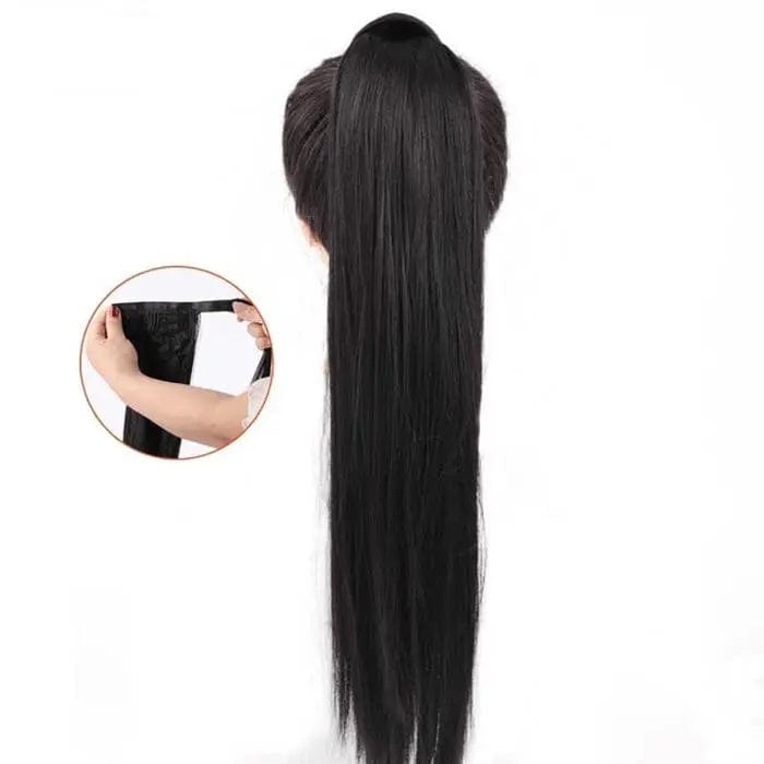 Extension Queue De Cheval Noir Profond - Perruque Femme