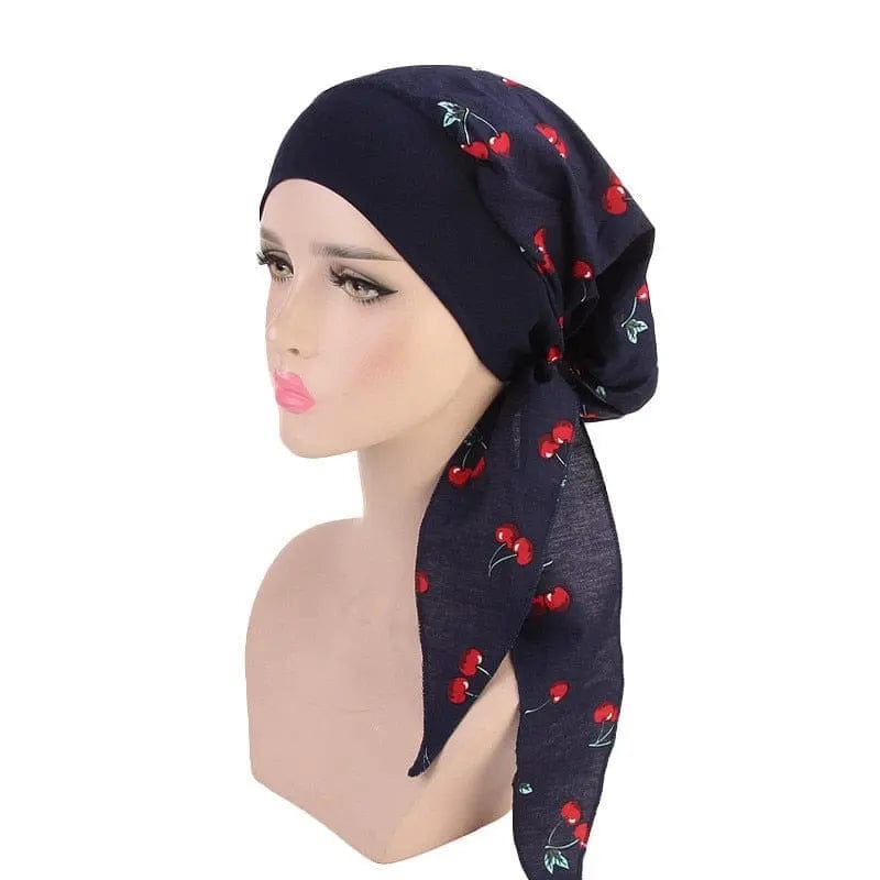 Foulard Turban Coton - Perruque Femme