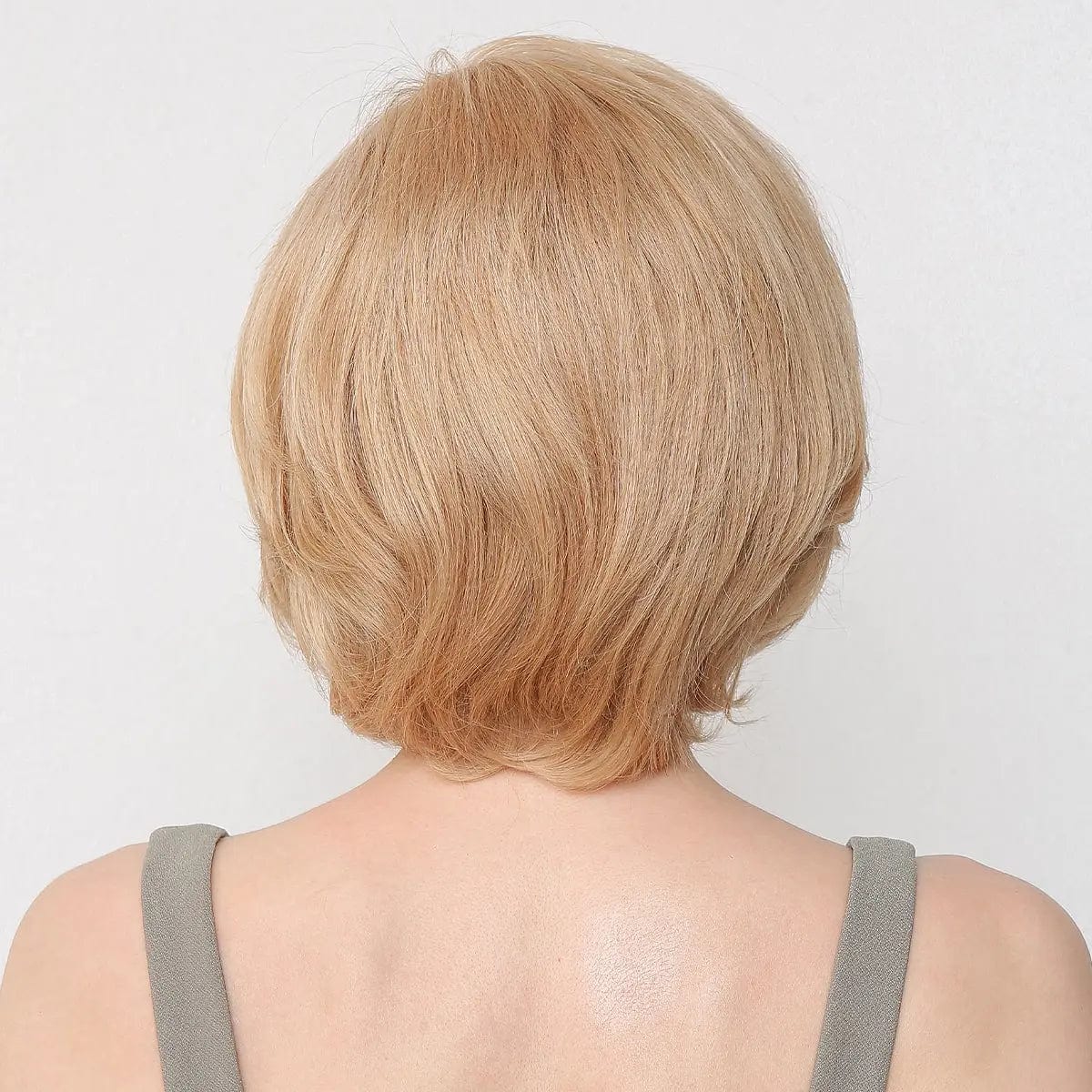 Perruque Naturelle Blonde Carré Court - Noëlle - Perruque Femme