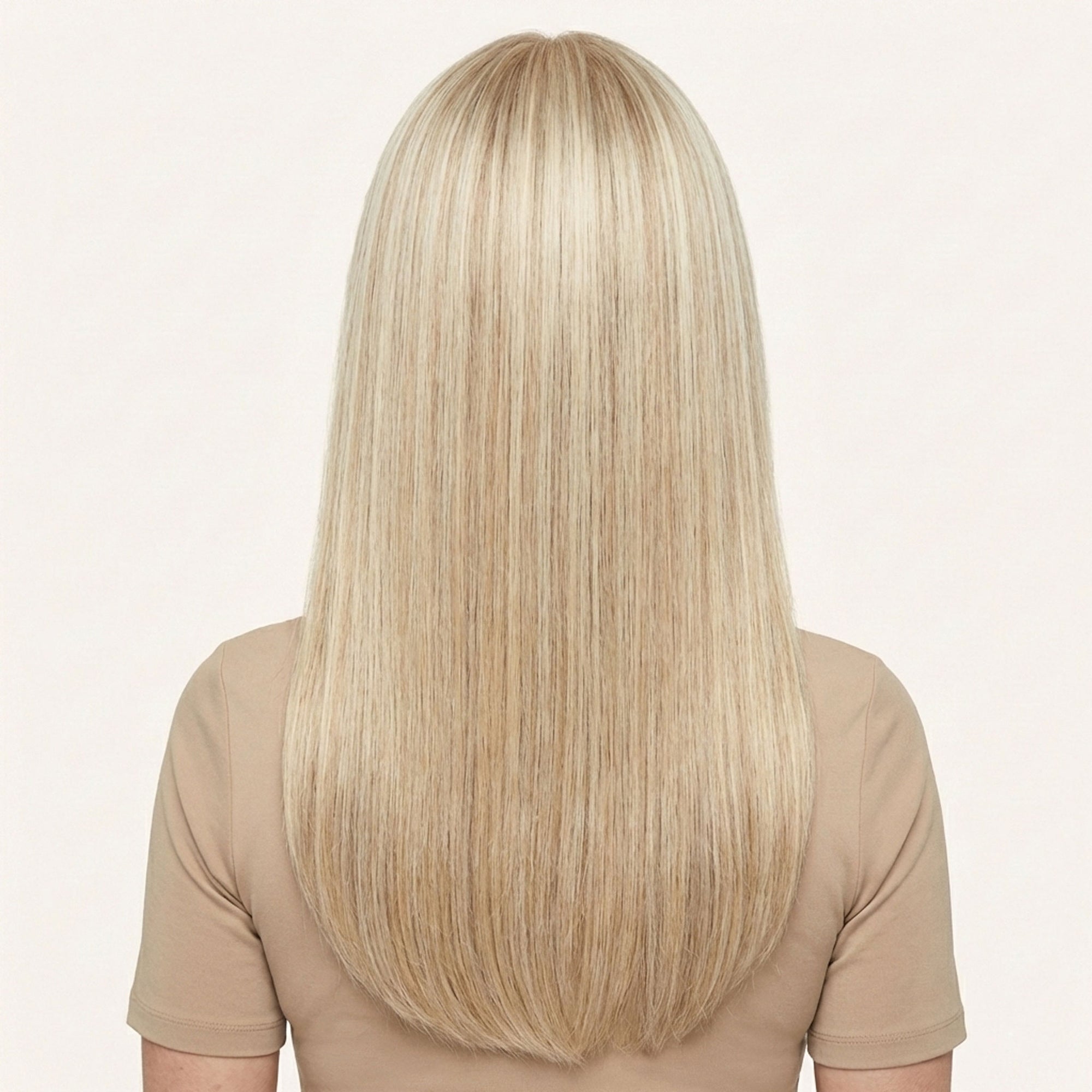 Perruque Naturelle Blonde Longue - Yaelle - dos