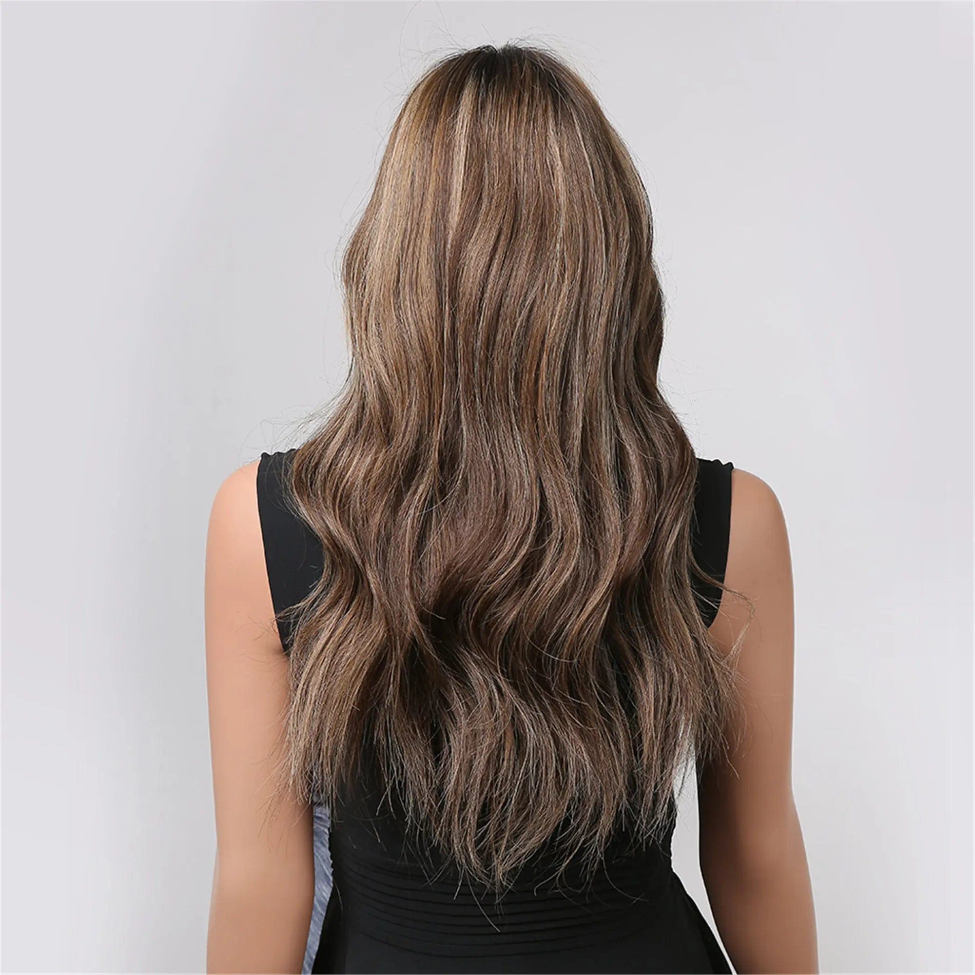 Perruque Naturelle Brune Longue - Daphné - Perruque Femme