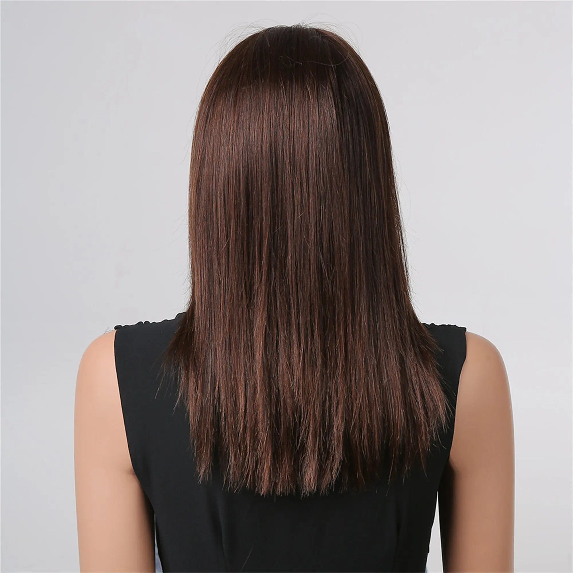 Perruque Naturelle Brune Longue - Gladys - Perruque Femme