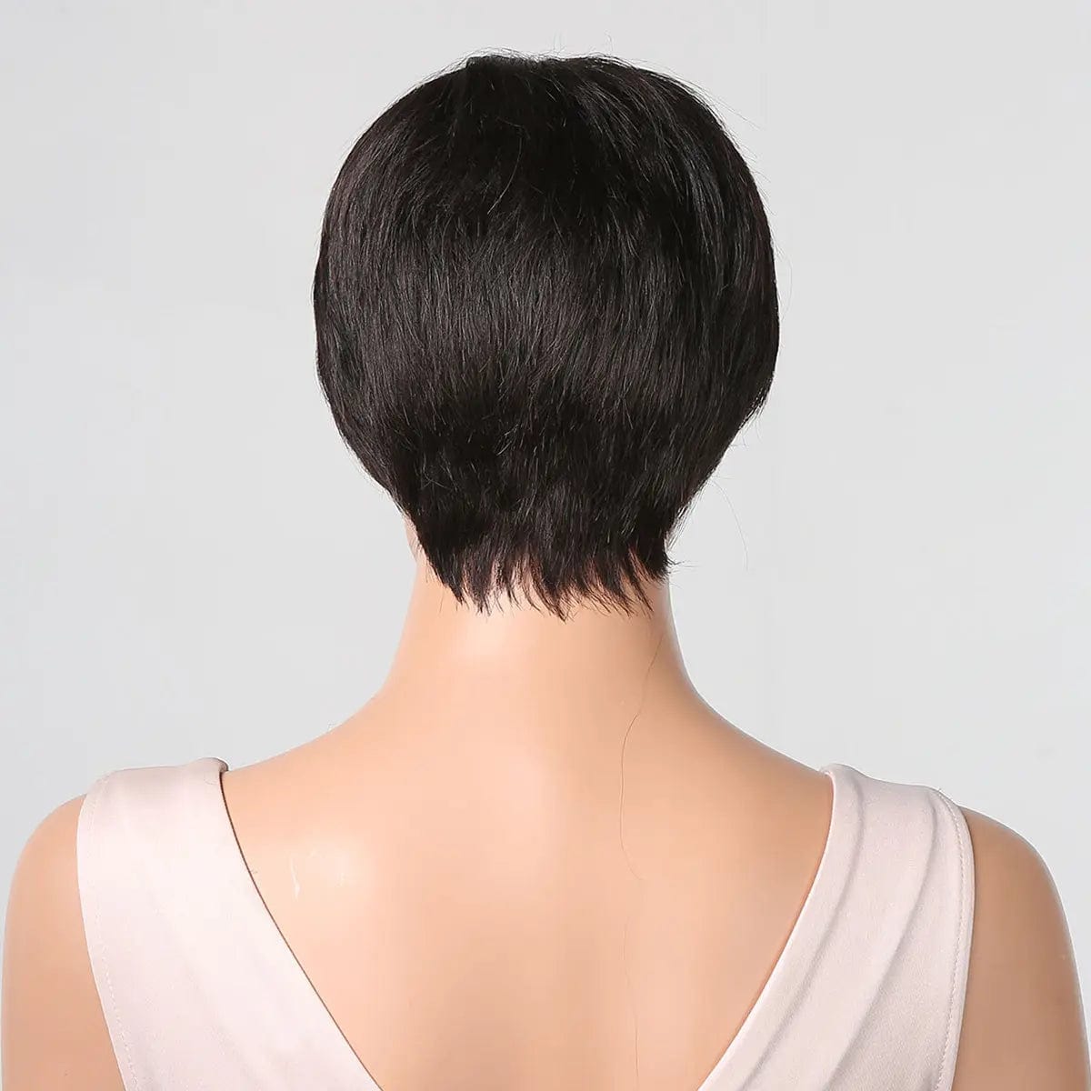 Perruque Naturelle Noire Courte - Octavie - Perruque Femme