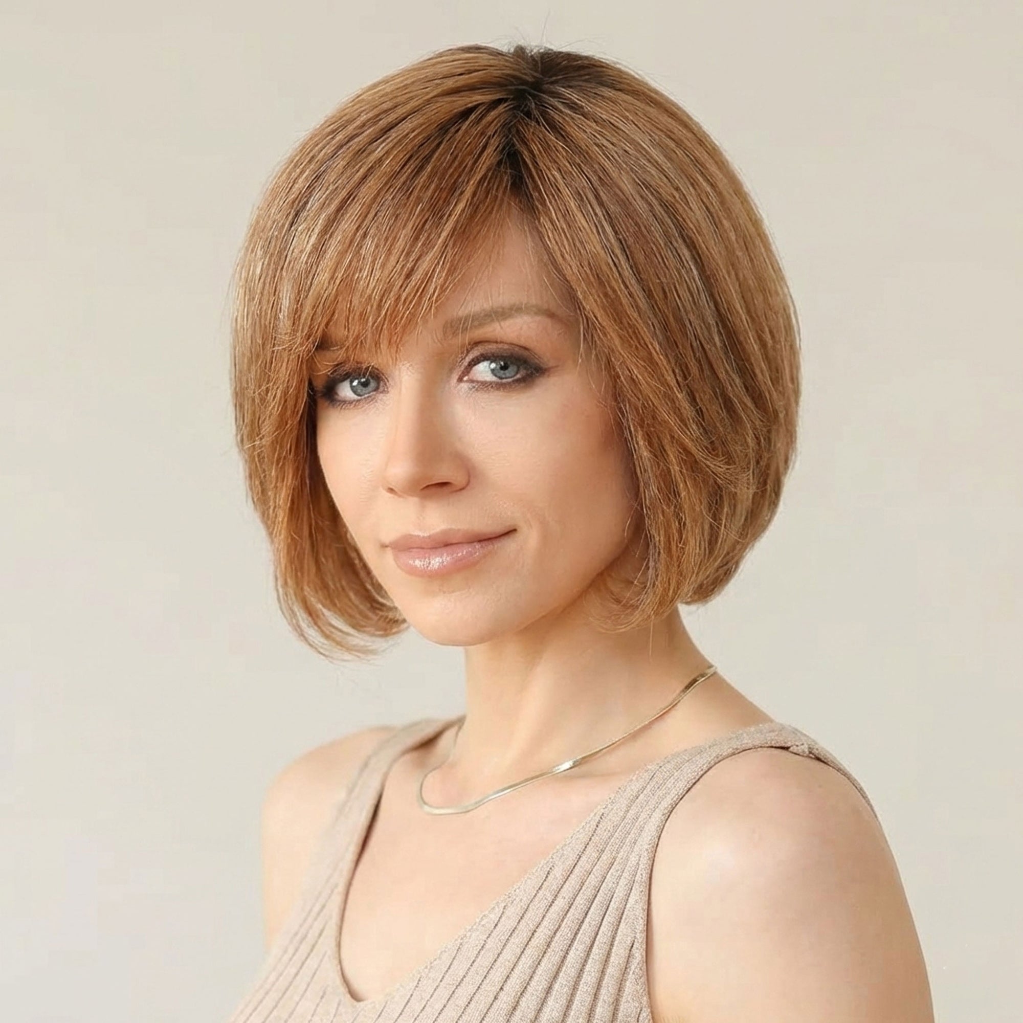 Perruque Naturelle Rousse Courte - Kyra