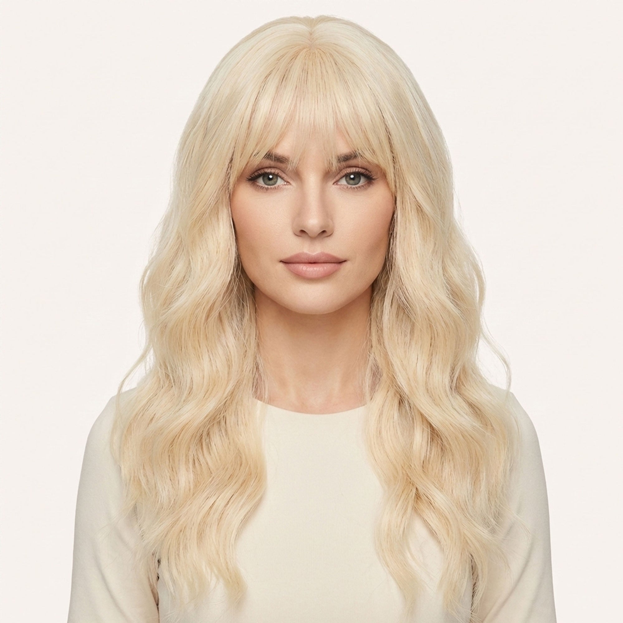 Perruque Synthétique Blonde Bouclée Longue - Ariane